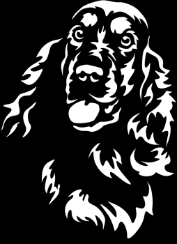 Autoaufkleber "Englischer Cocker Spaniel" Kopf