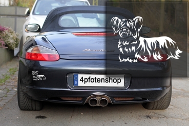 Autoaufkleber "Skye Terrier" Kontur