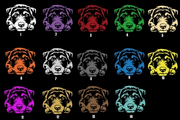 Autoaufkleber "Jack Russell Terrier" Kontur