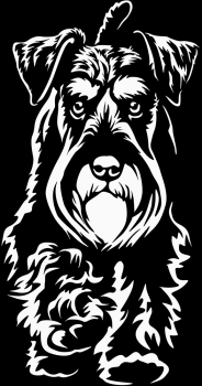 Aufkleber Schnauzer