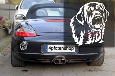 Autoaufkleber "Mastin Español" Kopf