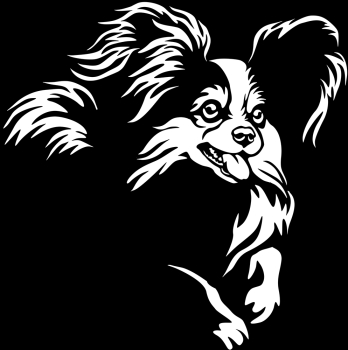 Aufkleber Papillon