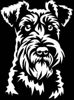 Aufkleber Foxterrier