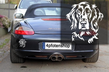 Autoaufkleber "Irish Setter" Kopf