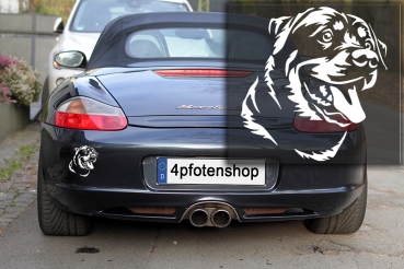 Autoaufkleber "Rottweiler" Kopf