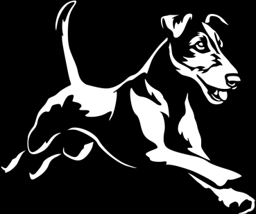 Aufkleber Foxterrier