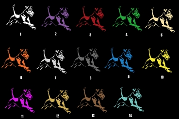 Preview: Autoaufkleber "Foxterrier (Glatthaar)" Kontur