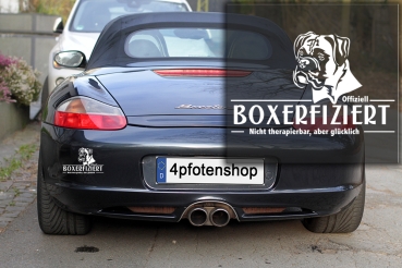 Aufkleber Boxer "Boxerfiziert"