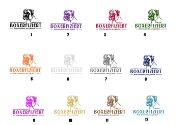 Aufkleber Boxer "Boxerfiziert"