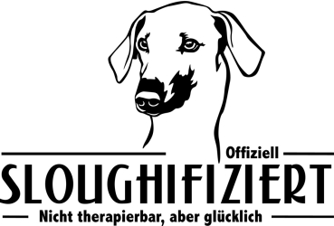 Aufkleber Sloughi "Sloughifiziert"