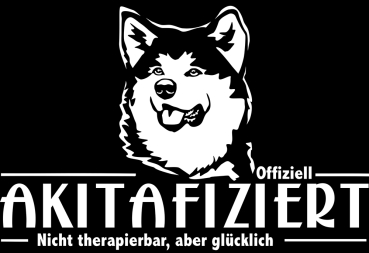 Aufkleber Akita