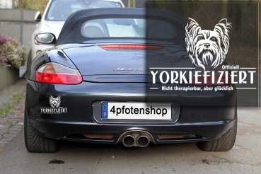 Aufkleber Yorkshire Terrier "Yorkiefiziert"