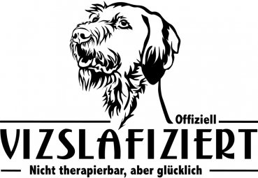 Aufkleber Magyar Vizsla "Vizslafiziert"