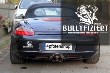 Aufkleber Englische Bulldogge "Bullyfiziert"