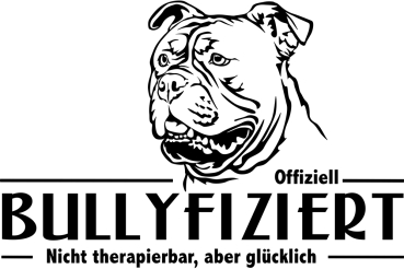 Aufkleber Old English Bulldog "Bullyfiziert"