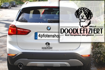 Preview: Aufkleber Aussiepoo "Doodlefiziert"