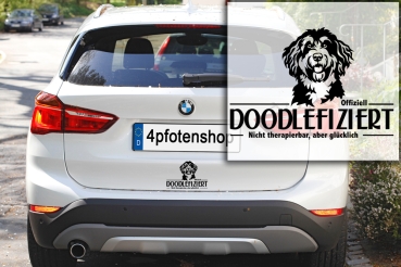 Preview: Aufkleber Bernedoodle "Doodlefiziert"