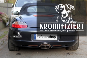 Preview: Aufkleber Kromfohrländer "Kromifiziert"