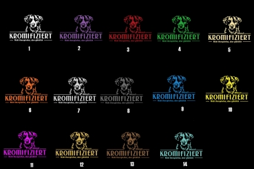 Preview: Aufkleber Kromfohrländer "Kromifiziert"