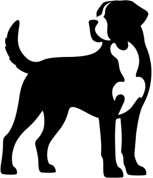 Großer Schweizer Sennenhund Silhouette