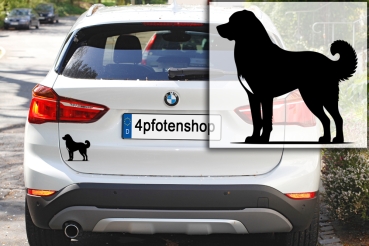 Preview: Autoaufkleber Kangal stehend Silhouette