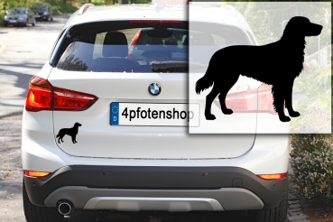 Preview: Autoaufkleber Münsterländer stehend Silhouette