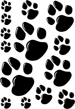 Pfotenaufkleber