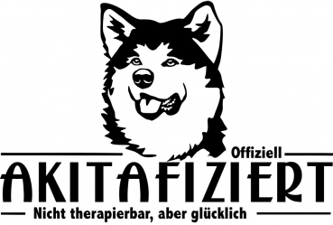 Aufkleber Akita