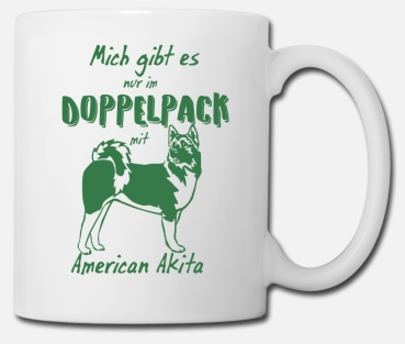 Tasse American Akita "Doppelpack"