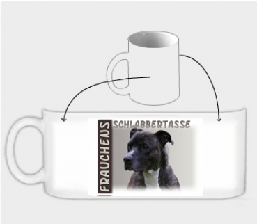 Fototasse American Staffordshire Terrier Herrchen/Frauchen