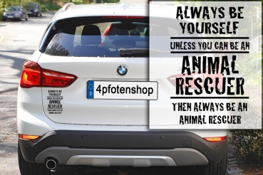 Autoaufkleber "Animal Rescuer"