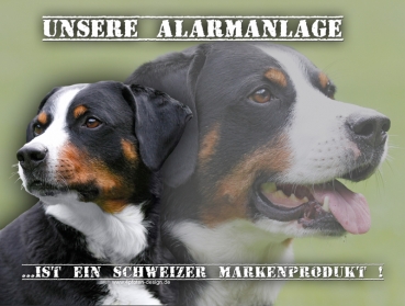 Hundewarnschild Appenzeller Sennenhund #2