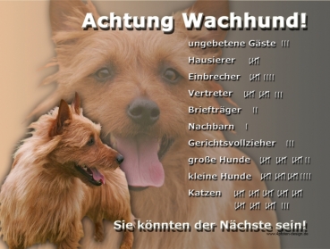 Aluminiumschild Australian Terrier