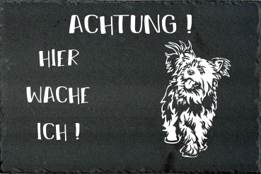 Schieferplatte Australian Terrier