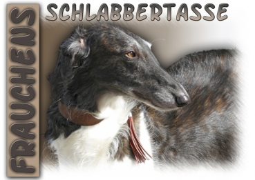 Fototasse Barsoi (Russischer  Windhund) Herrchen/Frauchen