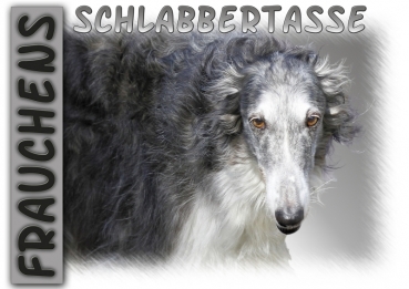 Fototasse Barsoi (Russischer  Windhund) Herrchen/Frauchen