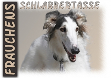 Fototasse Barsoi (Russischer  Windhund) Herrchen/Frauchen