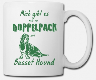 Tasse Basset Hound "Doppelpack"