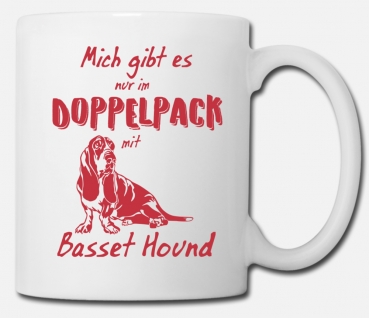 Tasse Basset Hound "Doppelpack"