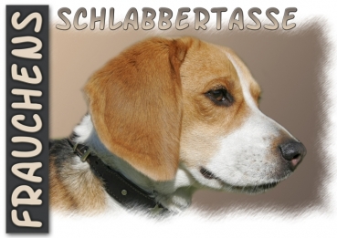 Fototasse Beagle Herrchen/Frauchen