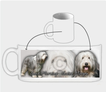 Fototasse Bearded Collie #1