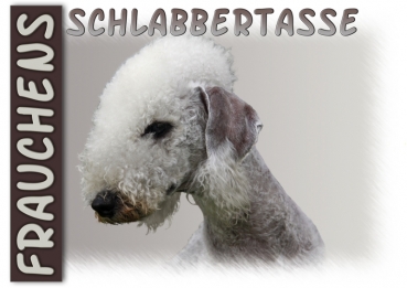 Fototasse Bedlington Terrier Herrchen/Frauchen