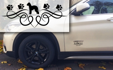 Autoaufkleber-Ornamentaufkleber Bedlington Terrier