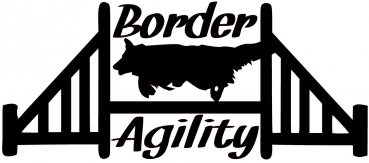 Autoaufkleber Agility Schriftzug "Border Agility"