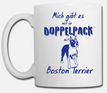Tasse Boston Terier "Doppelpack"
