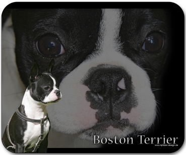 Mousepad Boston Terrier #1