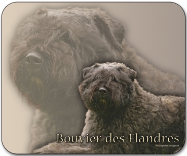 Mousepad Bouvier des Flandres (Flandrischer Treibhund) #1