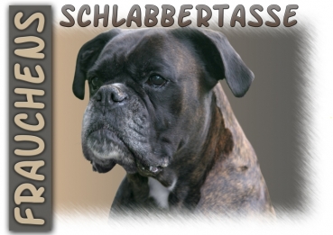 Fototasse Boxer Herrchen/Frauchen