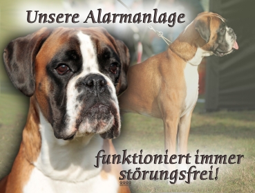 Hundewarnschild Boxer #9