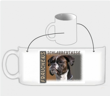 Fototasse Boxer Herrchen/Frauchen